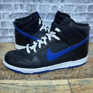 Nike Dunk High Black Old Royal White 2012 317982-046 Mens Size 11 Rare
